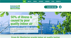 Desktop Screenshot of greenairmonitoring.co.uk